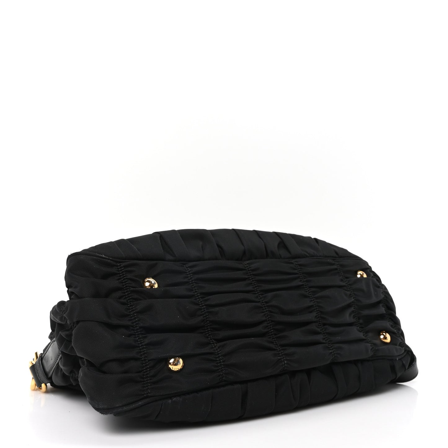 Tessuto Nylon Gaufre Tote Black