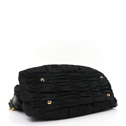 Prada Tessuto Nylon Gaufre Tote Black 4 of 9