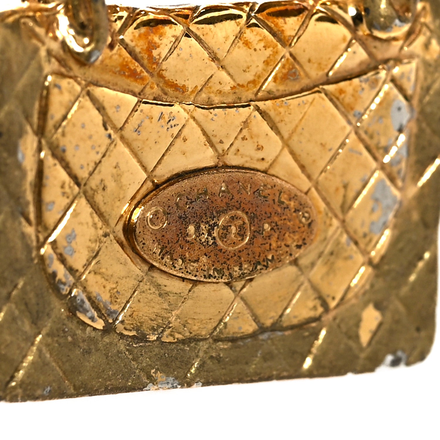 Chanel 2.55 Flap Bag Necklace Gold 5 of 7