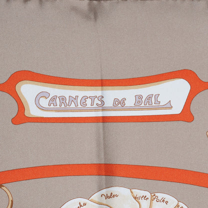 Hermes Silk Carnets de Bal Scarf 90 5 of 8