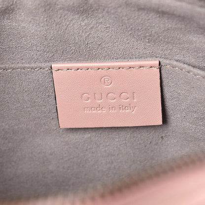 Gucci Calfskin Matelasse Mini GG Marmont Chain Shoulder Bag Perfect Pink 6 of 10
