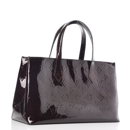 Louis Vuitton Vernis Wilshire PM Amarante 3 of 8
