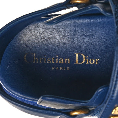 Christian Dior Lambskin Dioract 10mm Sandals 35 Deep Blue 8 of 9