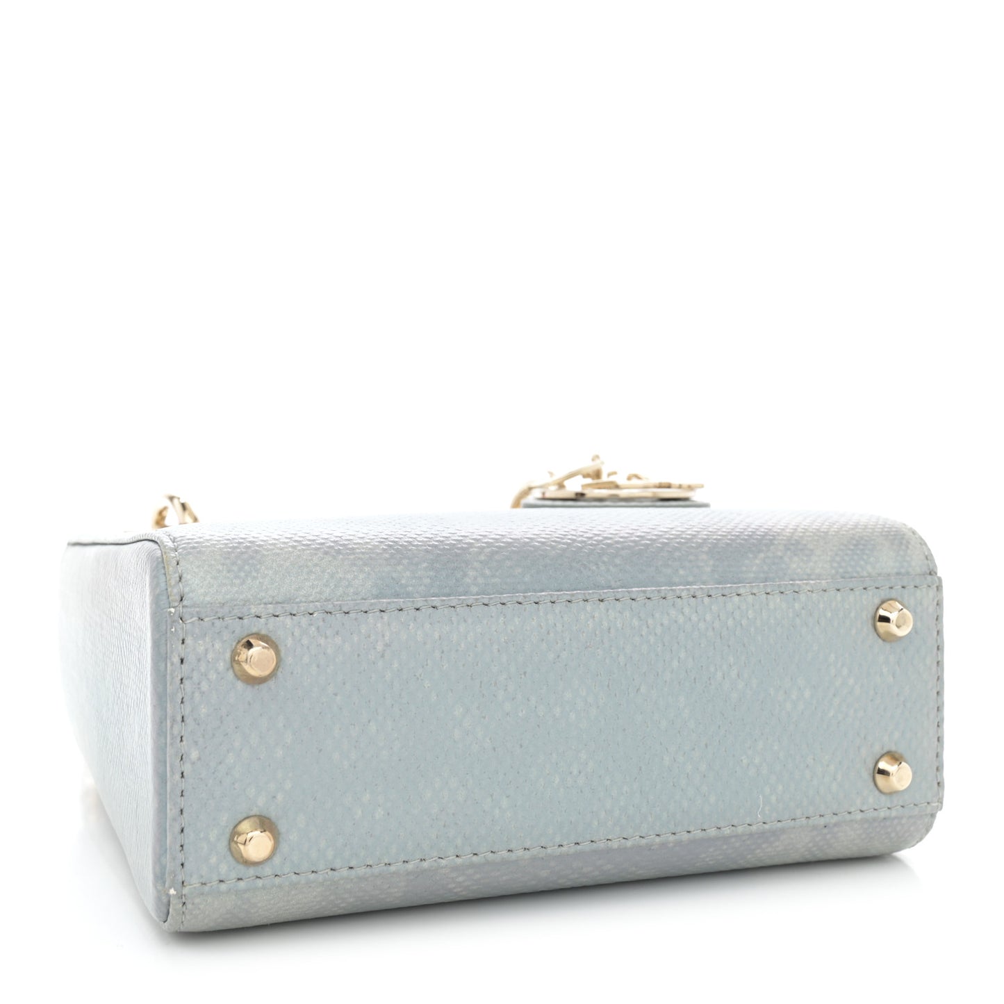 Karung Gradient Mini Lady Dior Blue