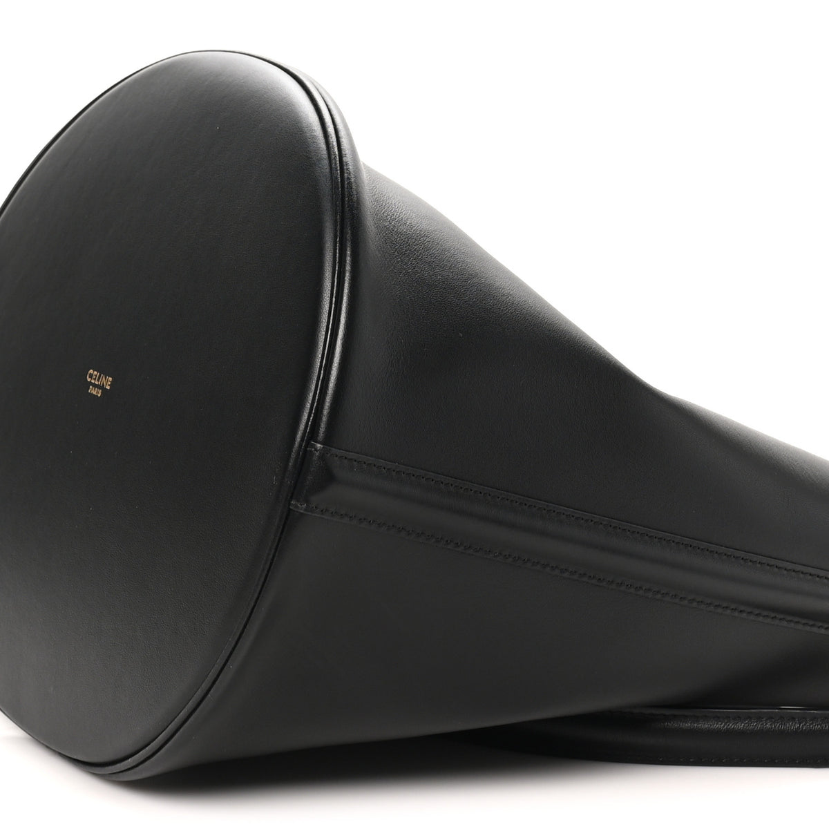 Celine Smooth Calfskin Bucket 16 Bag Black 10 of 10