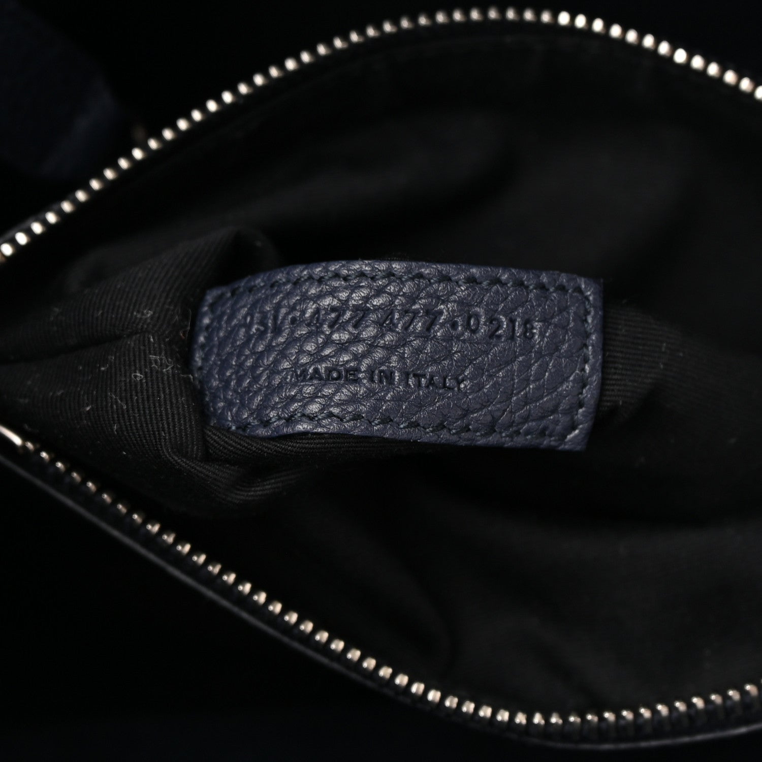 Saint Laurent Grained Calfskin Baby Supple Sac De Jour Navy 7 of 12