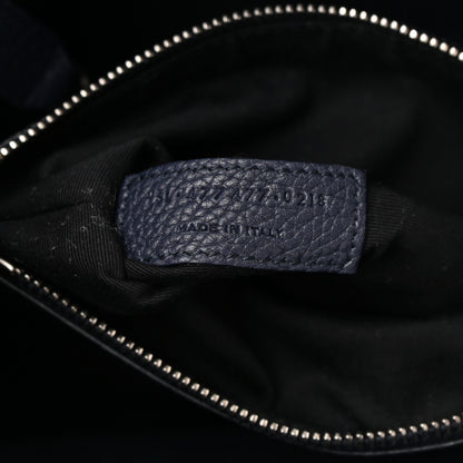 Saint Laurent Grained Calfskin Baby Supple Sac De Jour Navy 7 of 12