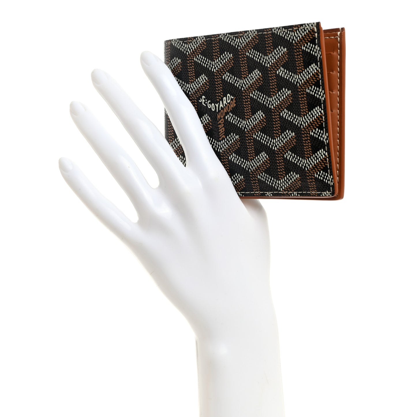 Goyardine Bi-Fold Victoire PM Wallet Black Gold