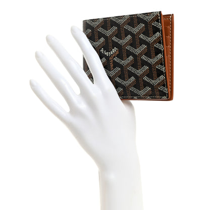 Goyard Goyardine Bi-Fold Victoire PM Wallet Black Gold 2 of 6