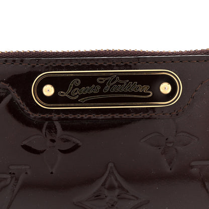 Louis Vuitton Vernis Key Pouch Amarante 8 of 8