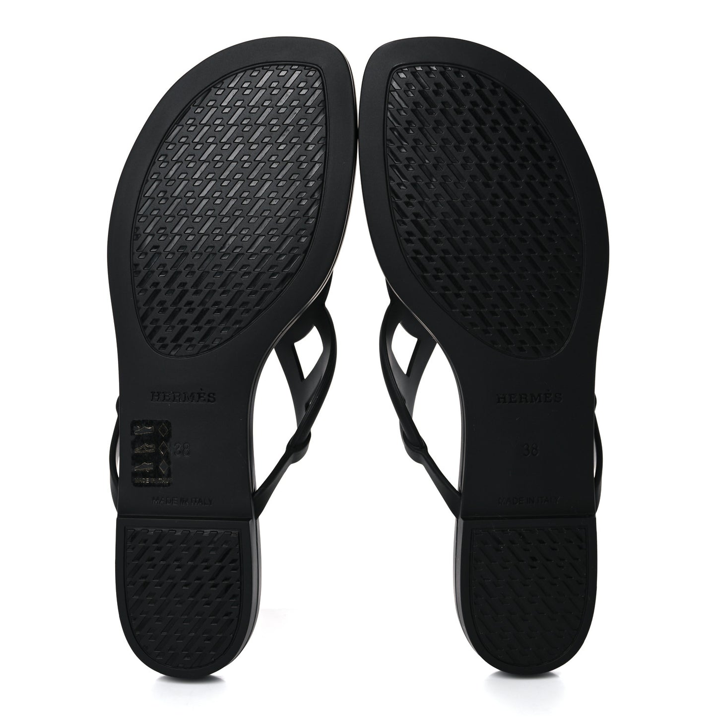 Rubber Womens Egerie Sandals 38 Black