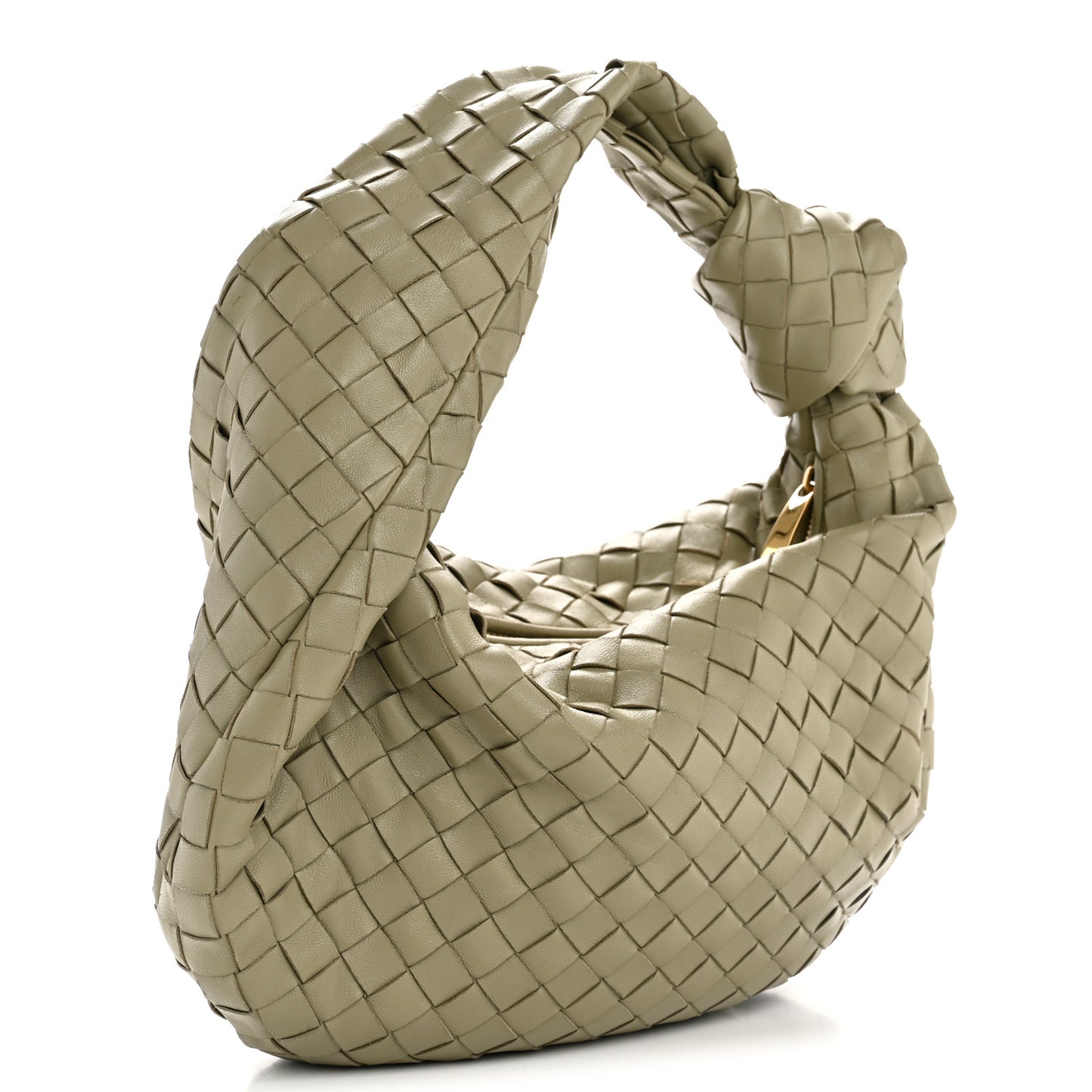 Nappa Intrecciato Teen Jodie Hobo Travertine