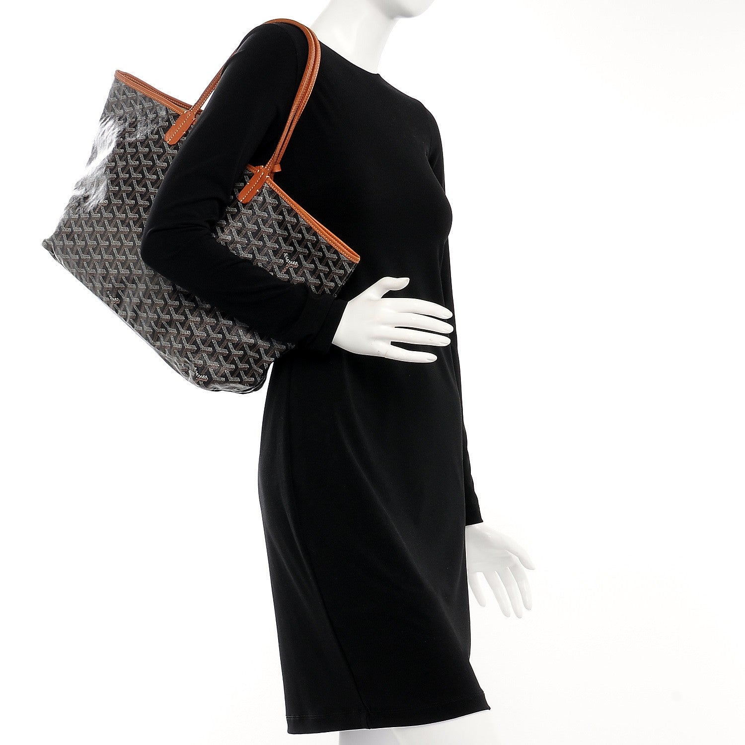 Goyard Goyardine Saint Louis PM Black Gold 2 of 12