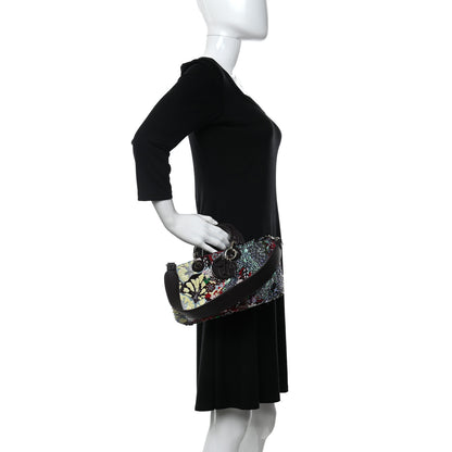 Christian Dior Calfskin Embroidered Sequin East West Lady Dior Multicolor 2 of 13