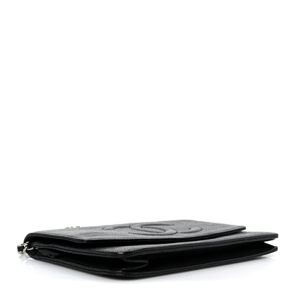 Chanel Caviar Timeless CC Wallet On Chain WOC Black 3 of 11