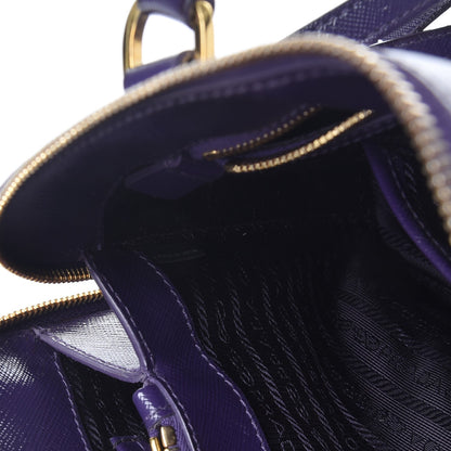 Prada Saffiano Vernice Medium Promenade Tote Viola 9 of 11
