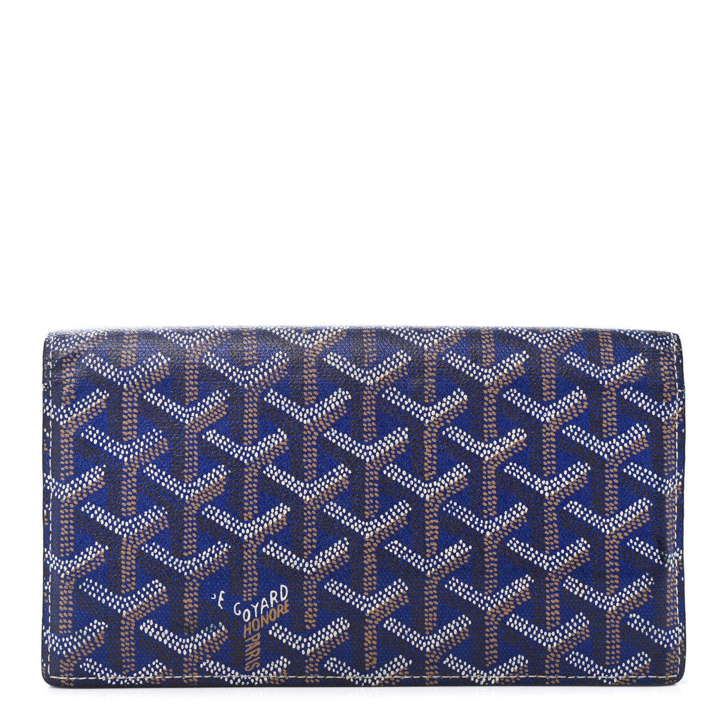 Goyardine Richelieu Wallet Navy