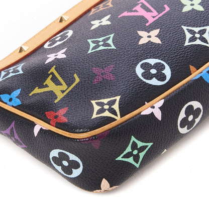 Louis Vuitton Monogram Multicolor Pochette Accessories Black 6 of 9