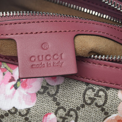 Gucci GG Supreme Monogram Blooms Small Boston Beige Multicolor Dry Rose 7 of 10