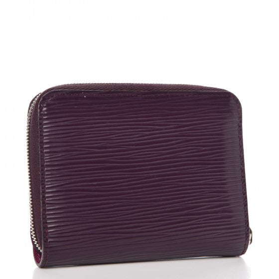 Epi Zippy Coin Purse Cassis