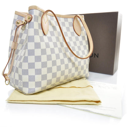 Louis Vuitton Damier Azur Neverfull PM 2 of 9