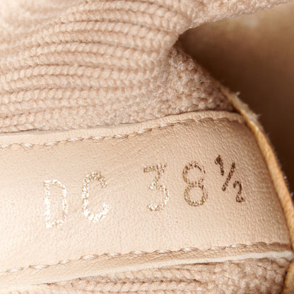 Christian Dior Technical Knit Calfskin Womens Walk'N'Dior High Top Sneaker 38.5 Nude 10 of 10