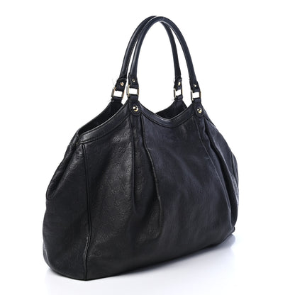 Gucci Guccissima Large Sukey Tote Black 3 of 15