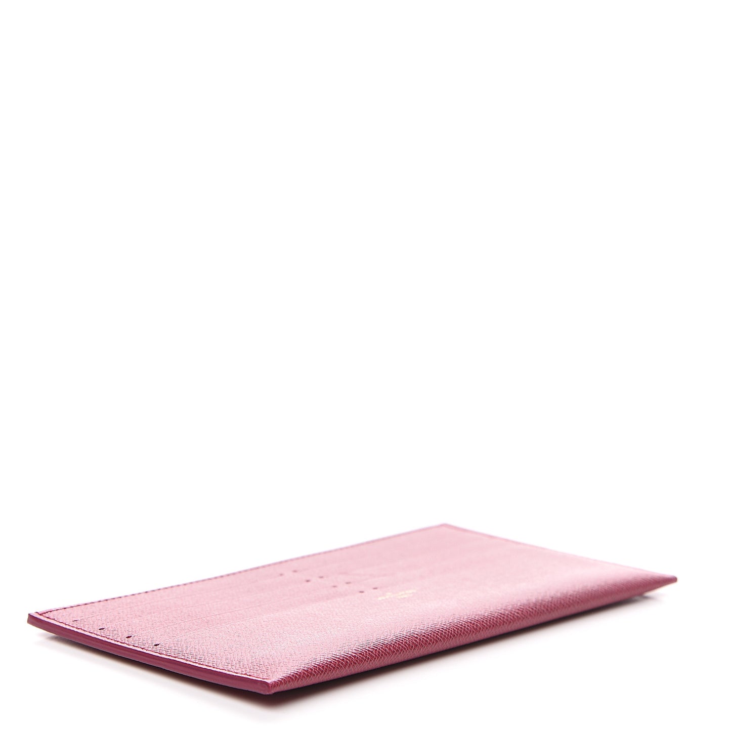 Calfskin Felicie Card Holder Insert Fuchsia