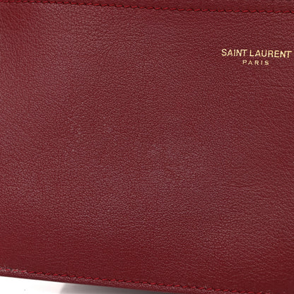 Saint Laurent Calfskin Large Shopping Tote Bordeaux 13 of 13