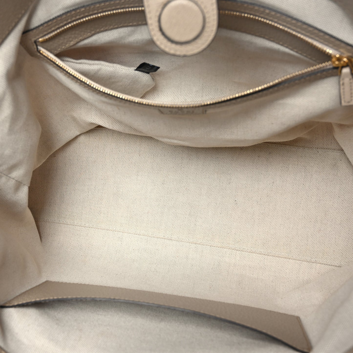 GG Supreme Monogram Textured Dollar Calfskin Web Medium Ophidia Shopping Tote Beige Mystic White Oatmeal