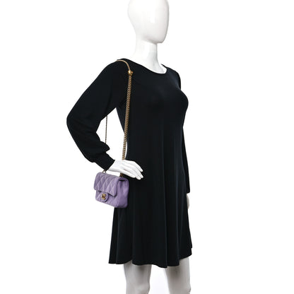 Chanel Caviar Quilted Mini Rectangular Sweetheart Flap Lilac 2 of 12