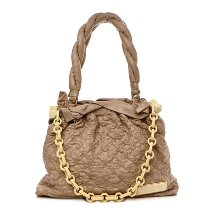 Louis Vuitton Lambskin Olympe Stratus GM Beige 1 of 14