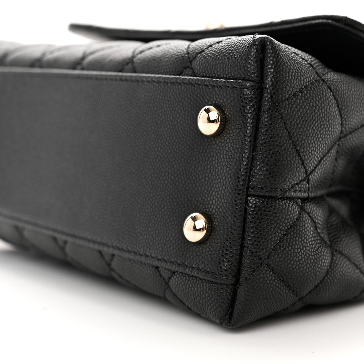 Chanel Caviar Quilted Mini Coco Handle Flap Black 10 of 11