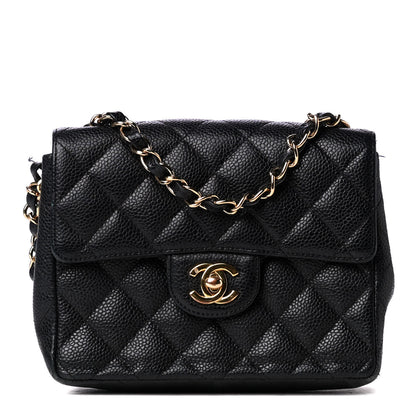 Chanel Caviar Quilted Mini Square Flap Black 1 of 5