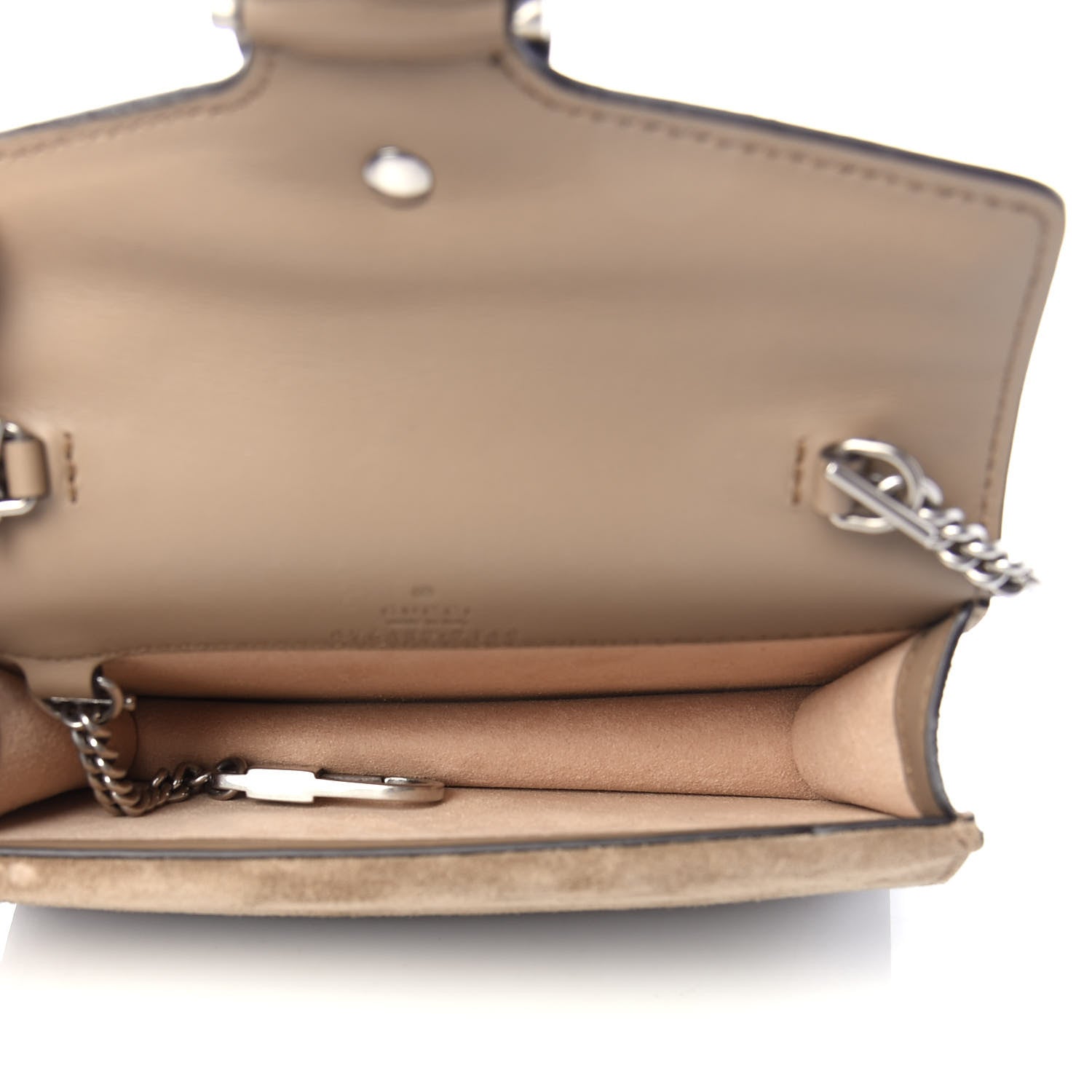 Gucci GG Supreme Monogram Super Mini Dionysus Shoulder Bag Taupe 5 of 11