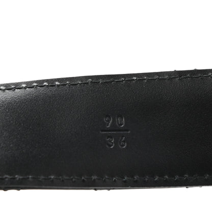 Chanel Calfskin Quilted CC Chain Belt 90 36 Black 7 of 8