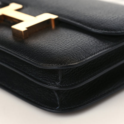 Hermes Chevre Mysore Constance 18 Black 9 of 10