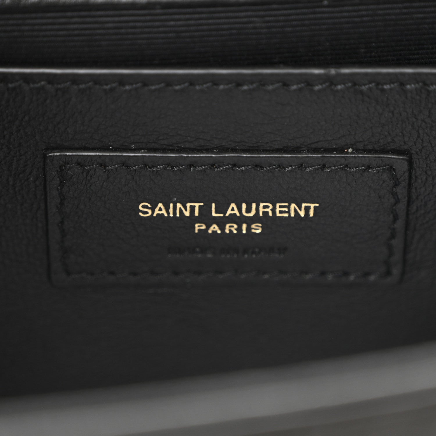 Saint Laurent Crocodile Embossed Nubuck Small Monogram Kate Satchel Black 6 of 10