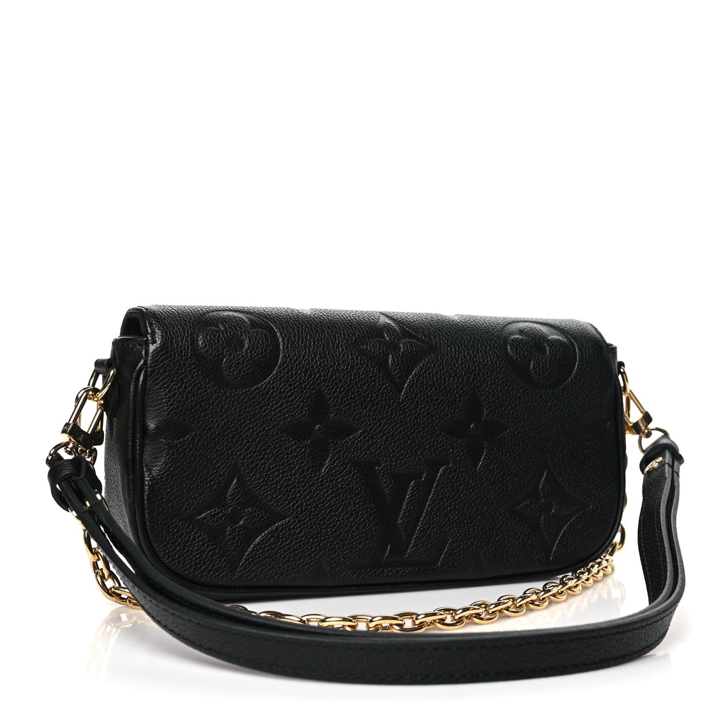 Empreinte Monogram Giant Ivy Wallet On Chain Black