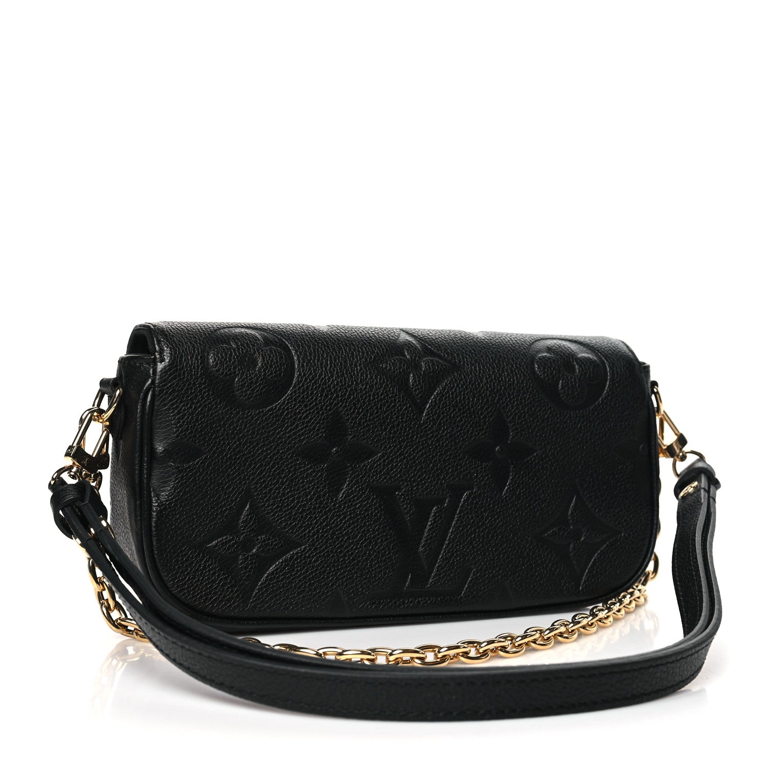 Louis Vuitton Empreinte Monogram Giant Ivy Wallet On Chain Black 3 of 9