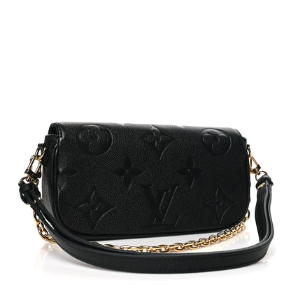 Louis Vuitton Empreinte Monogram Giant Ivy Wallet On Chain Black 3 of 9