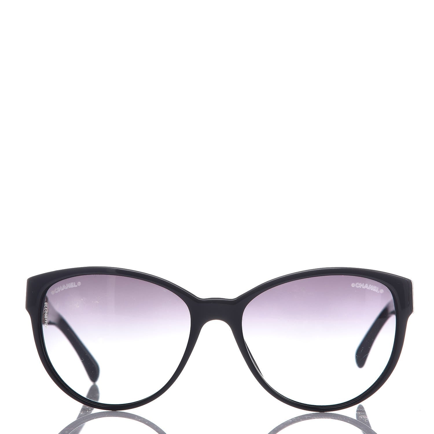 Chanel Metal Filigree Butterfly Sunglasses 5261 Black 2 of 8