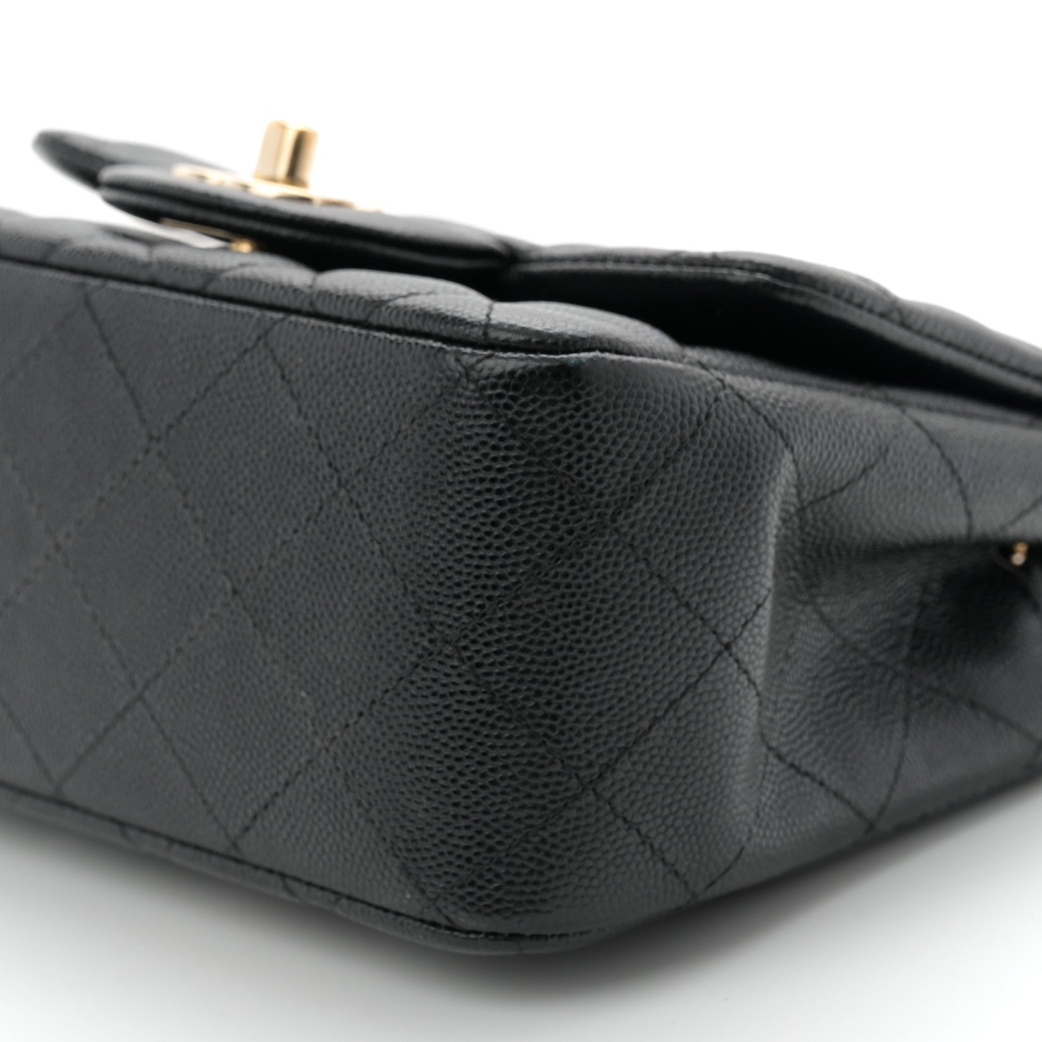 Chanel Caviar Quilted Mini Square Flap Black 10 of 10