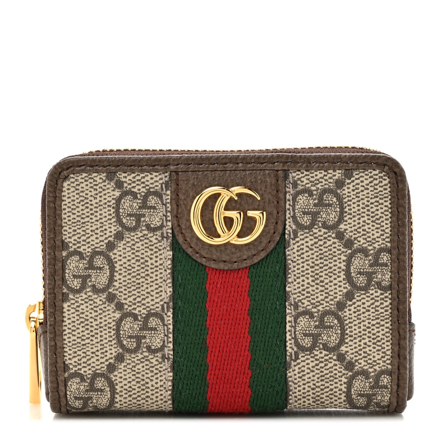 GG Supreme Monogram Web Ophidia Playing Card Case Beige New Acero
