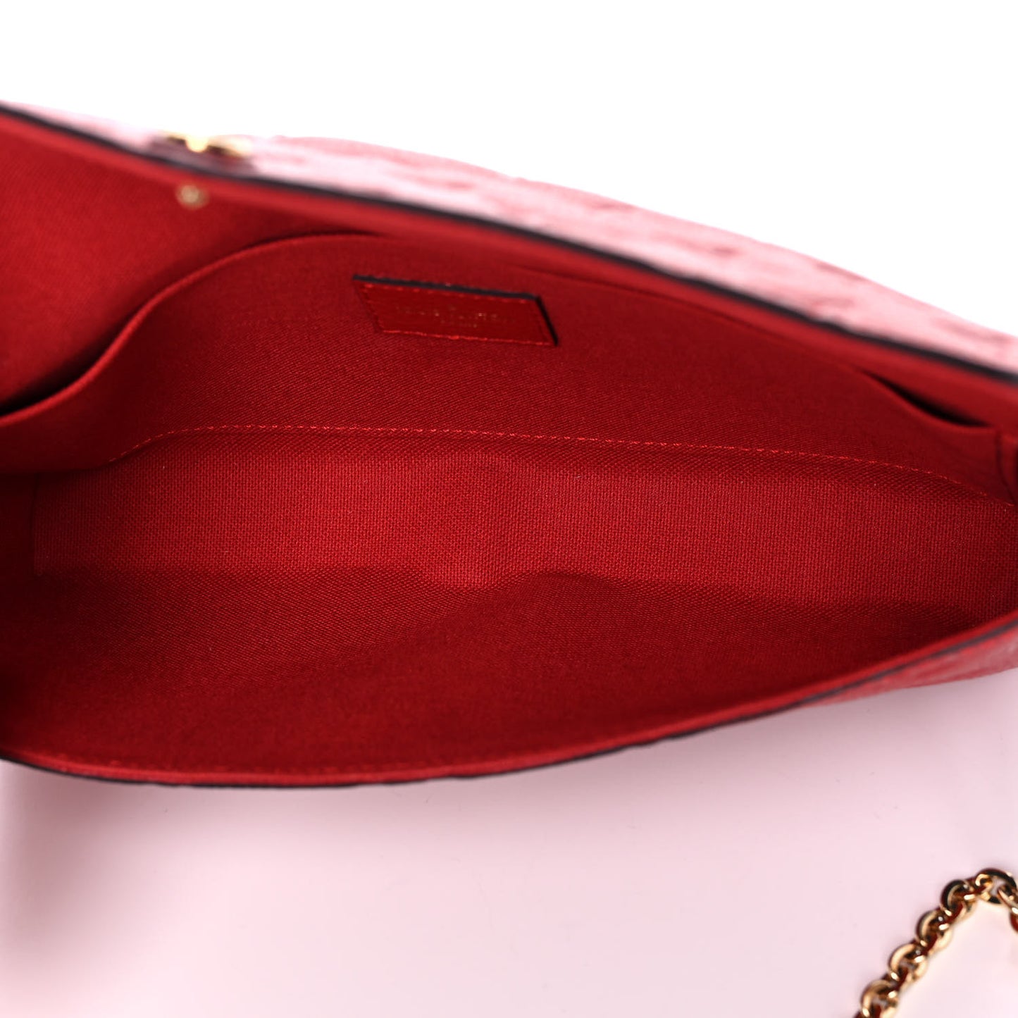Empreinte Pochette Felicie Chain Wallet Cherry