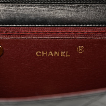 Chanel Lambskin Quilted Small Single Flap Bag Black 7 of 13