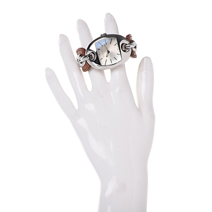 Gucci Stainless Steel Calfskin 32mm Marina Quartz Watch 2 of 8