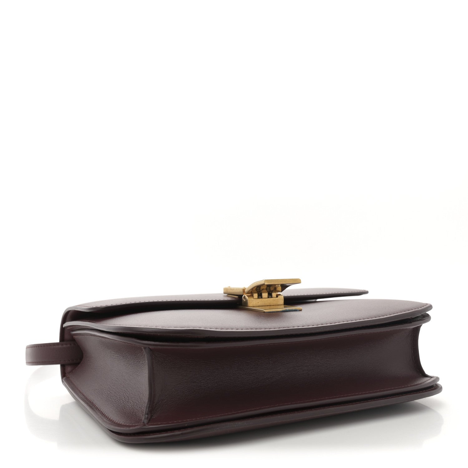 Celine Box Calfskin Medium Classic Box Flap Bag Burgundy 4 of 11
