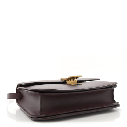 Celine Box Calfskin Medium Classic Box Flap Bag Burgundy 4 of 11