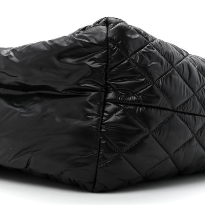 Chanel Nylon Quilted Large Coco Cocoon Tote Black 9 of 10